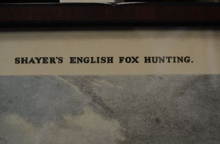 (n-7921)  Vanem raamitud lito- Inglise rebasejaht