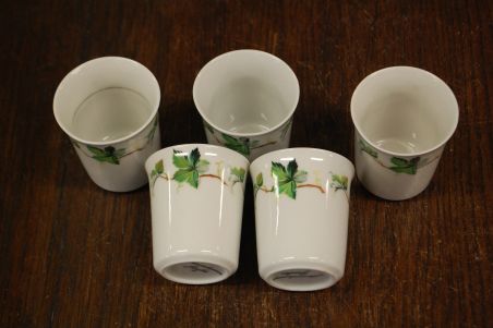 (n-7918/3) Schwarzenhummer, viinamarjaokstega espressotassid, 5tk