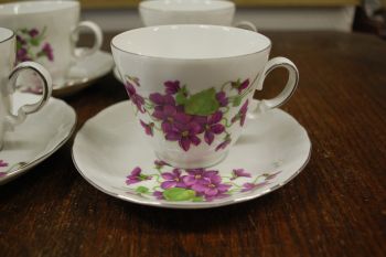 (n-7926/2) Bavaria Winterling Marktleuthen, kannikestega kohvitassid-taldrikud, 4tk 2