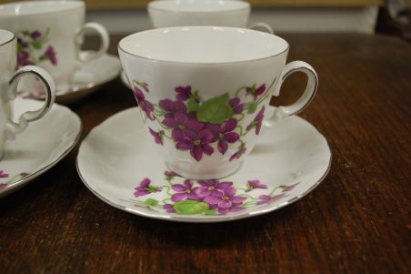 (n-7926/2) Bavaria Winterling Marktleuthen, kannikestega kohvitassid-taldrikud, 4tk