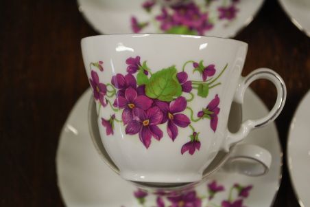 (n-7926/2) Bavaria Winterling Marktleuthen, kannikestega kohvitassid-taldrikud, 4tk