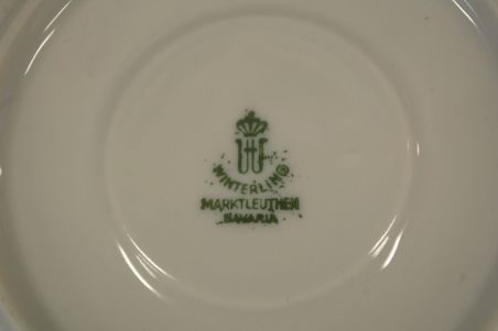 (n-7926/2) Bavaria Winterling Marktleuthen, kannikestega kohvitassid-taldrikud, 4tk