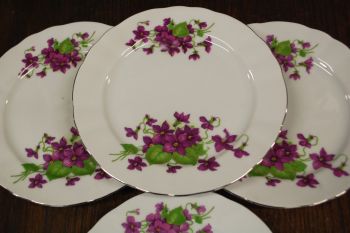 (n-7926/3) Bavaria Winterling Marktleuthen, kannikestega salatitaldrikud, 4tk 2