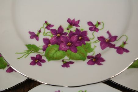 (n-7926/3) Bavaria Winterling Marktleuthen, kannikestega salatitaldrikud, 4tk