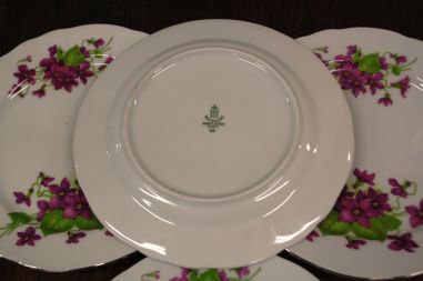 (n-7926/3) Bavaria Winterling Marktleuthen, kannikestega salatitaldrikud, 4tk