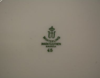 (n-7926/3) Bavaria Winterling Marktleuthen, kannikestega salatitaldrikud, 4tk