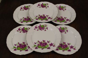 (n-7926/4) Bavaria Winterling Marktleuthen, kannikestega salatitaldrikud, 6tk