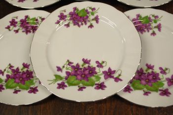 (n-7926/4) Bavaria Winterling Marktleuthen, kannikestega salatitaldrikud, 6tk 2