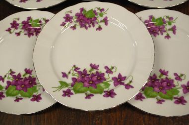 (n-7926/4) Bavaria Winterling Marktleuthen, kannikestega salatitaldrikud, 6tk