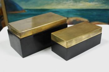 (n-7929) Metallkaantega puidust karbid, 2tk