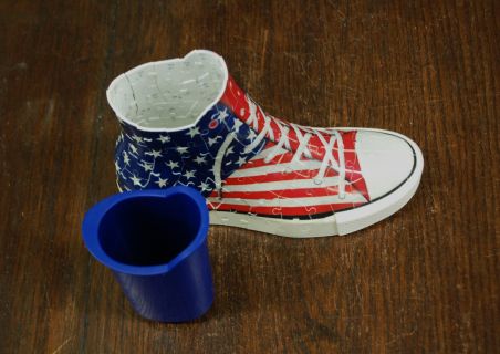 (n-7934) Ravensburger 3D puzzle Sneaker American Style