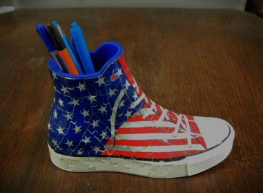 (n-7934) Ravensburger 3D puzzle Sneaker American Style