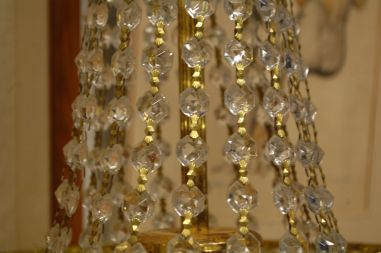 (L-831) Suur uhke kristall/ klaas laelühter