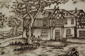 (n-3285) C.P. Ironstone Tableware vaagen 2