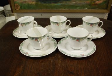 (n-2553/2) Bavaria Winterling, kohvitassid-taldrikud, 5tk