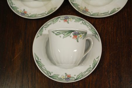 (n-2553/2) Bavaria Winterling, kohvitassid-taldrikud, 5tk