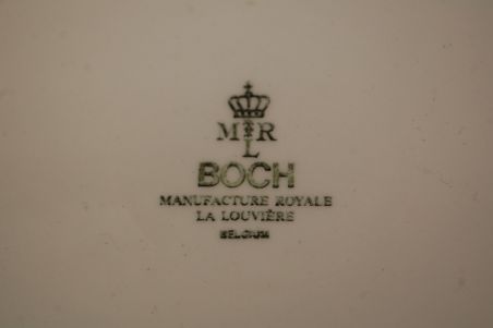 (7-535) Manufacture Royale la Louviere, Boch, taldrikud "Talvemotiv" 2tk