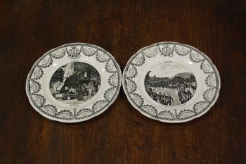 (n-324)Digoin & Sarreguemines, kollektsioontaldrikud, 2tk