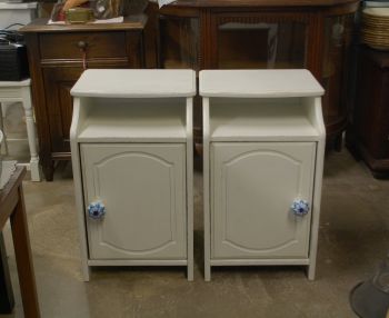 (L-836) Valged öökapid, 2tk komplektis