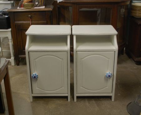 (L-836) Valged öökapid, 2tk komplektis