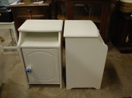 (L-836) Valged öökapid, 2tk komplektis