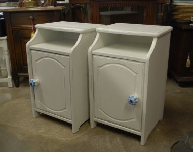 (L-836) Valged öökapid, 2tk komplektis