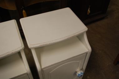 (L-836) Valged öökapid, 2tk komplektis