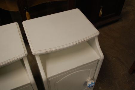 (L-836) Valged öökapid, 2tk komplektis