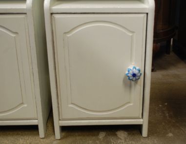 (L-836) Valged öökapid, 2tk komplektis