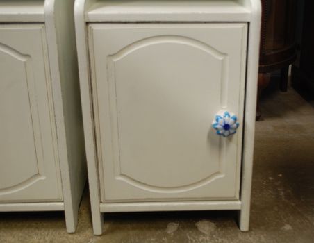 (L-836) Valged öökapid, 2tk komplektis