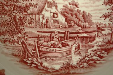 (n-3019/2) W.H Grindley & Co, Staffordshire supi-pastataldrikud, 6tk