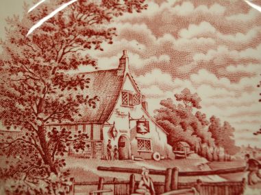 (n-3019/2) W.H Grindley & Co, Staffordshire supi-pastataldrikud, 6tk