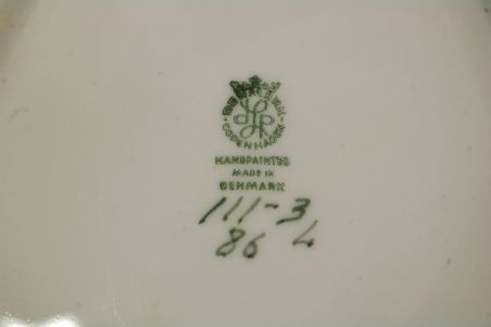 (n-7953) Copenhagen, Lyngby Denmark,  käsitsimaalitud kauss nr. 111-34-86