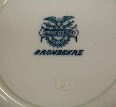 (n-7988/3) Villeroy & Boch, Brombeere, supi-pastataldrikud "Murakas", 4tk