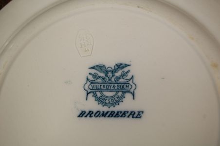 (n-7988/4) Villeroy & Boch, Brombeere, praetaldrikud "Murakas", 4tk