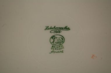 (n-7997) Bavaria, Selb LHS Hutschenreuther , puuviljadega taldrikud, 4tk
