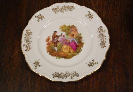 (n-7998) Bavaria Winterling Röslau, Fragonard, koogitaldrikud, 6tk