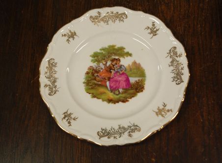 (n-7998) Bavaria Winterling Röslau, Fragonard, koogitaldrikud, 6tk