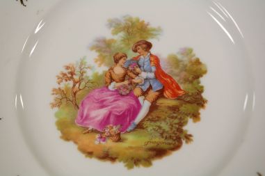 (n-7998) Bavaria Winterling Röslau, Fragonard, koogitaldrikud, 6tk