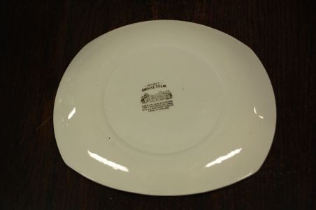 (n-8001) Myott, Fine Staffordshire, Royal Mail, suured ovaalsed praetaldrikud, 6tk (pruun dekoor)
