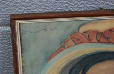 (n-8003) Nils Dardel raamitud trükirepro