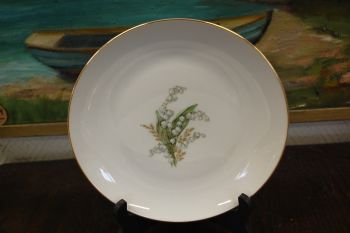 (n-8015/2) Selb Bavaria Krautheim, Liljekonval piibelehtedega salatitaldrikud, 4tk 2