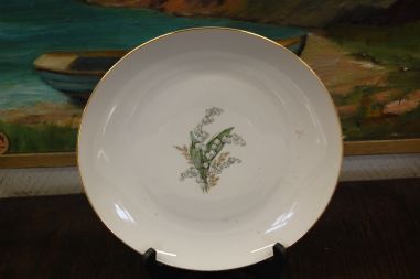 (n-8015/3) Selb Bavaria Krautheim, Liljekonval piibelehtedega praetaldrikud, 4tk