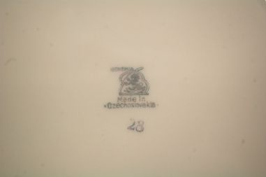 (n-8019) Bohemia, puuviljadega taldrikud, 6tk