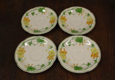 (n-6360/12) Villeroy & Boch Geranium taldrikud, 4tk