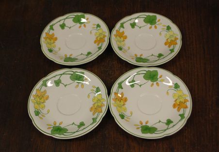 (n-6360/12) Villeroy & Boch Geranium taldrikud, 4tk