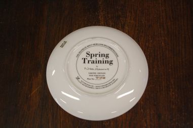 (n-8041) Franklin Mint Fine Porcelain, Nigel Hemming,  kollektsioontaldrik "Spring Training" nr. 4538