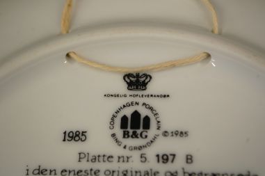 (n-8042/4) Bing & Grondahl, Kurt Ard, kollektsioontaldrik nr 5 197B