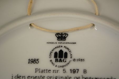 (n-8042/4) Bing & Grondahl, Kurt Ard, kollektsioontaldrik nr 5 197B