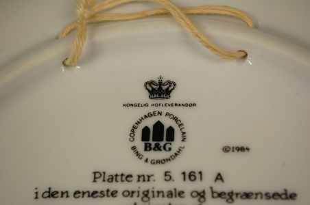 (n-8042/5) Bing & Grondahl, Kurt Ard, kollektsioontaldrik nr 5 161 A